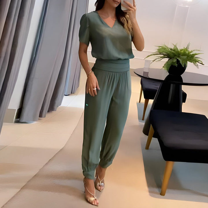 Set aus Bluse und Hose für Damen