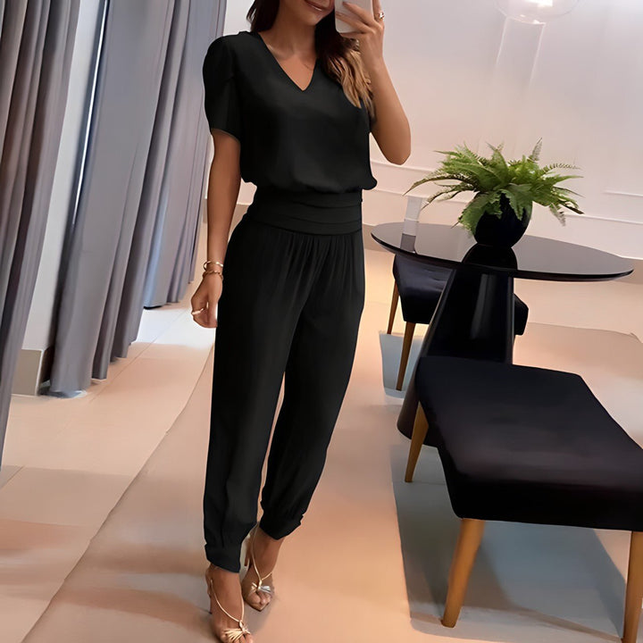 Set aus Bluse und Hose für Damen