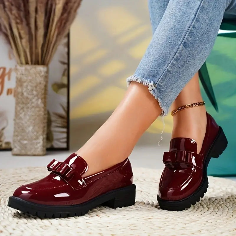 Loafer mit dicker Sohle für Damen