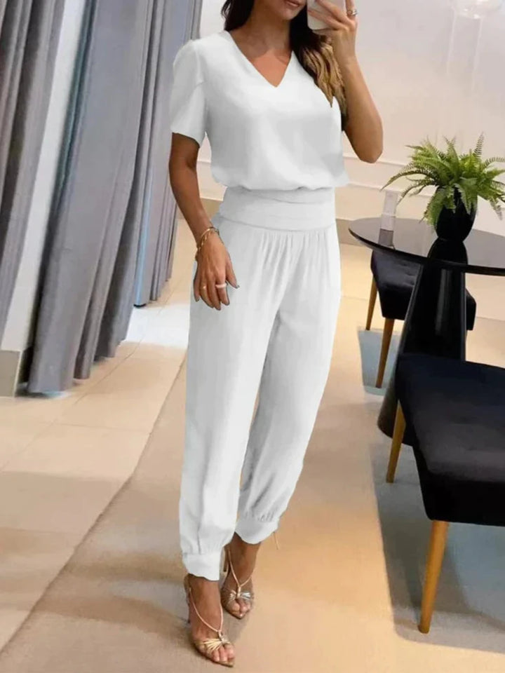 Set aus Bluse und Hose für Damen