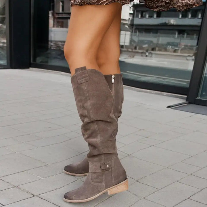 Elegante kniehohe Stiefel für Damen