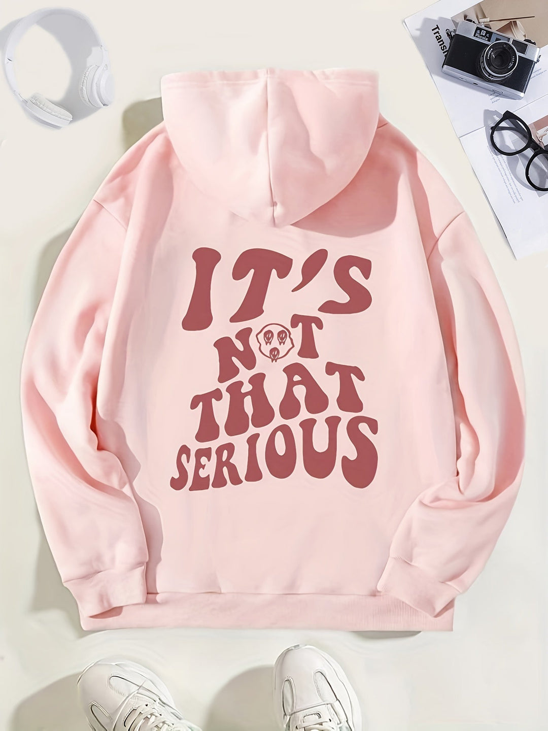 Expression Printed Hoodie für Damen