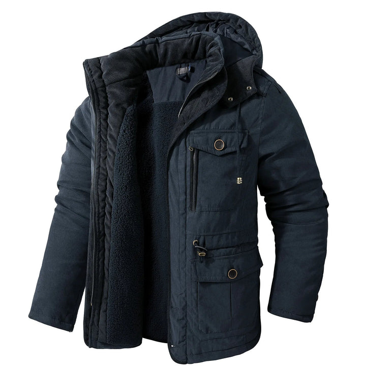 Winterjacke mit mehreren Taschen für Herren