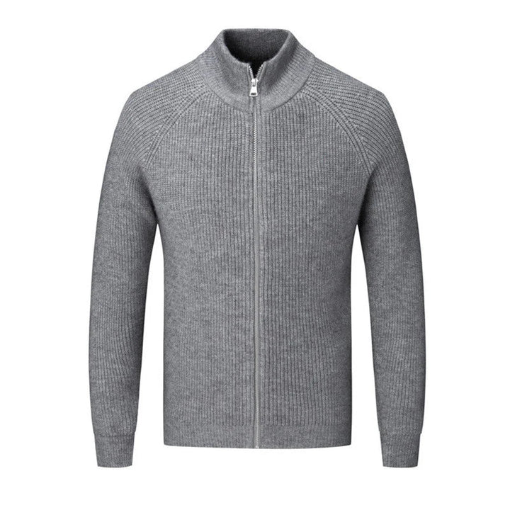 Herren Strickjacke mit Reißverschluss