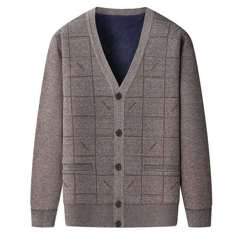 Strickjacke mit V-Ausschnitt für Herren