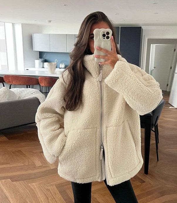 Winterjacke mit Reißverschluss für Damen