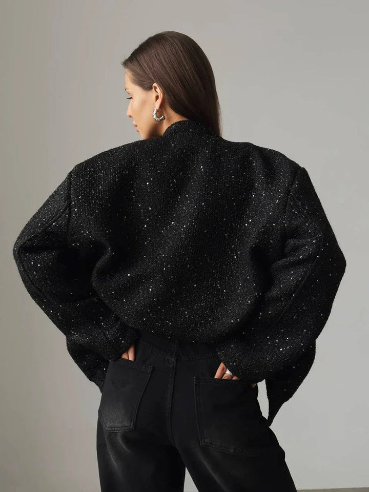 Damen-Glitzerjacke