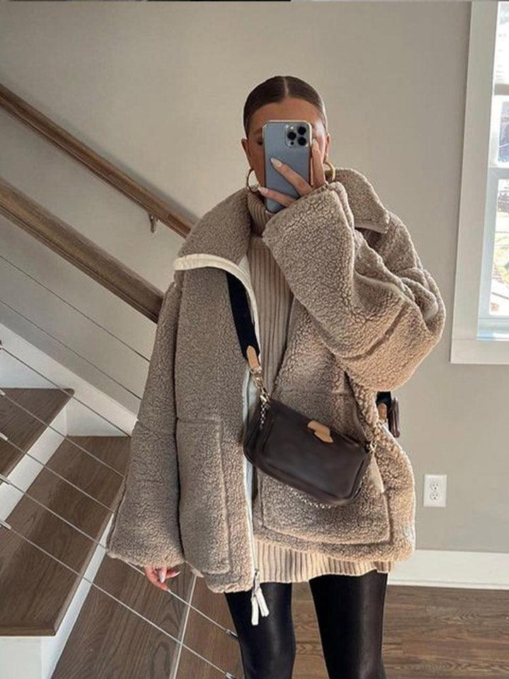 Winterjacke mit Reißverschluss für Damen