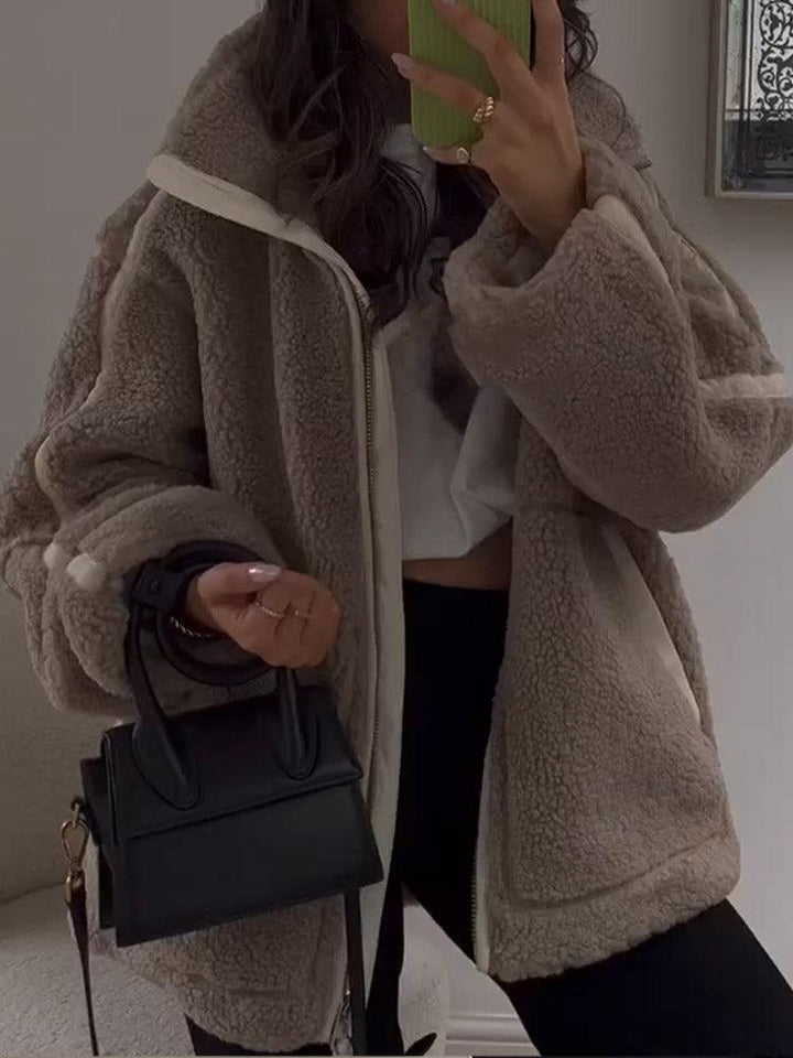 Winterjacke mit Reißverschluss für Damen