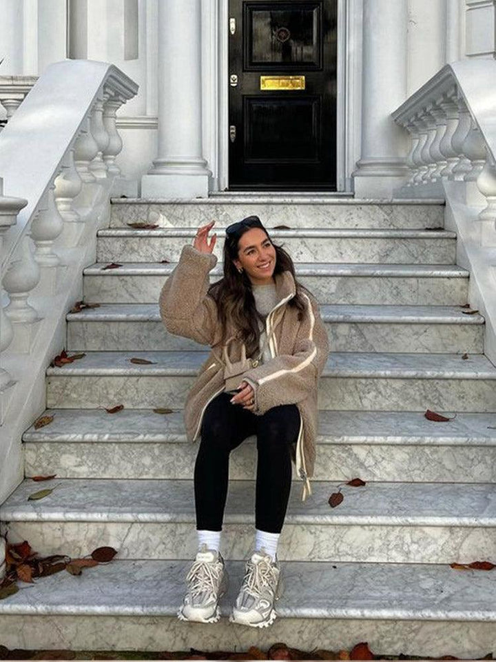 Winterjacke mit Reißverschluss für Damen