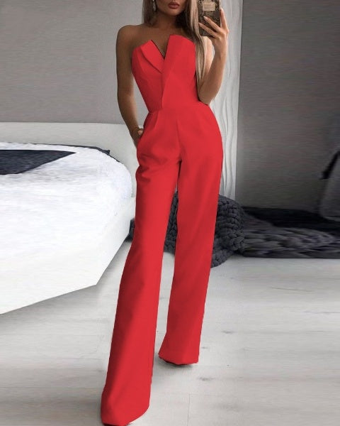 Ärmelloser Jumpsuit für Damen