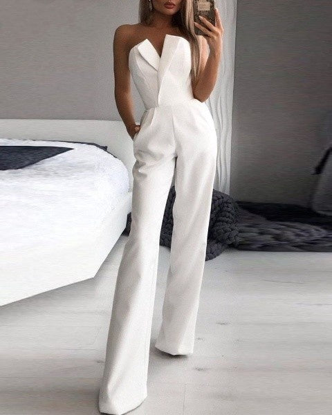 Ärmelloser Jumpsuit für Damen