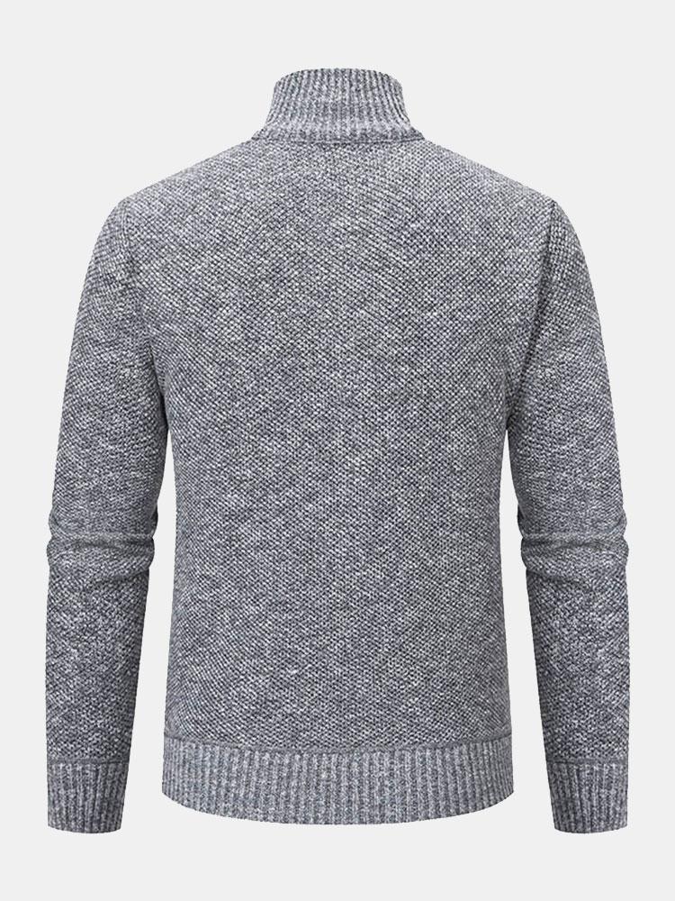 Gemusterter Strickpulli für Herren