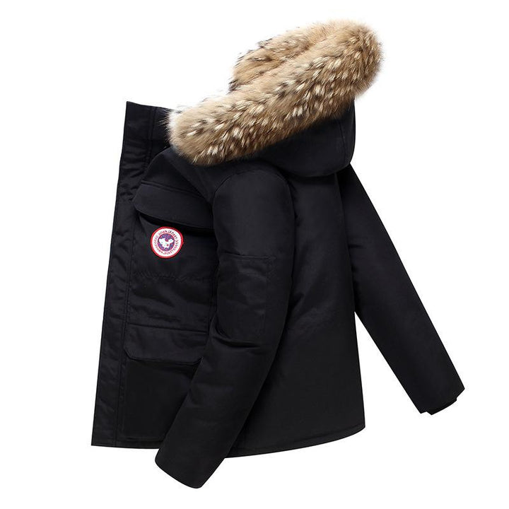 Parka-Jacke mit mehreren Taschen für Herren