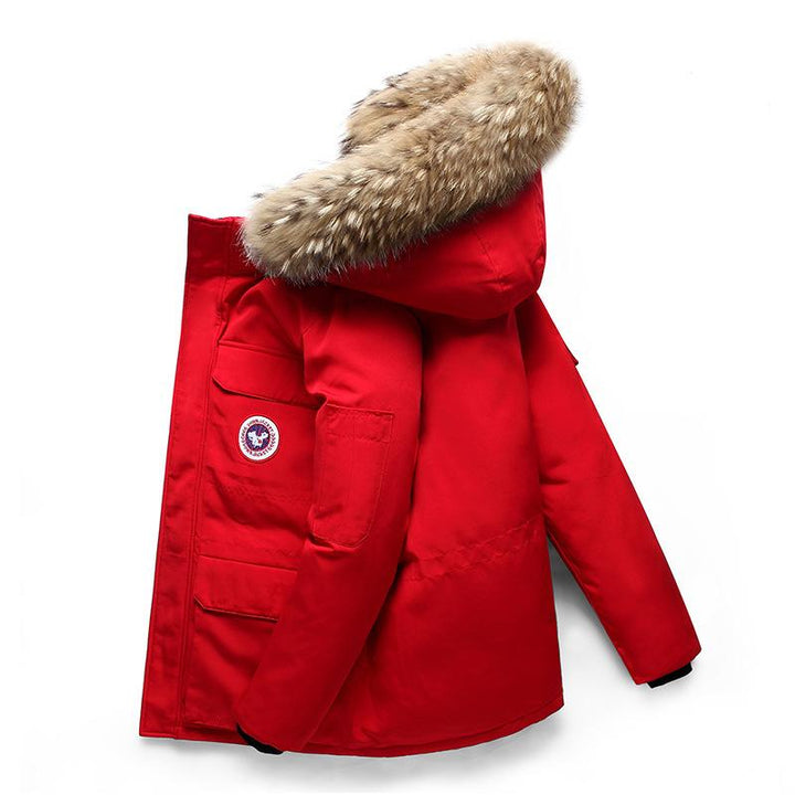 Parka-Jacke mit mehreren Taschen für Herren