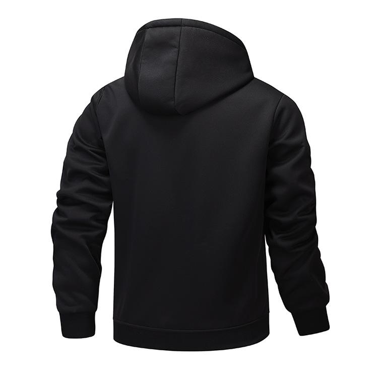 Herren Jacke mit Kapuze und Kordelzug