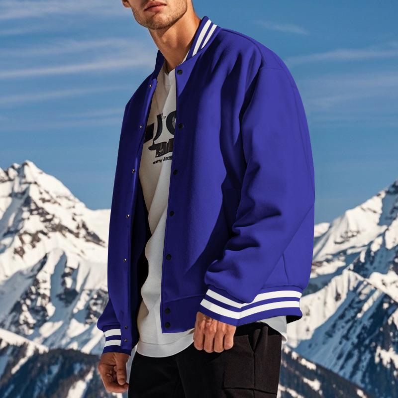 Herren Baseballjacke mit Stehkragen