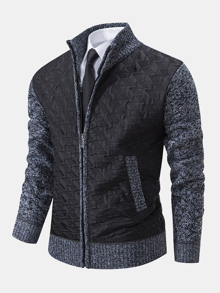 Gemusterter Strickpulli für Herren