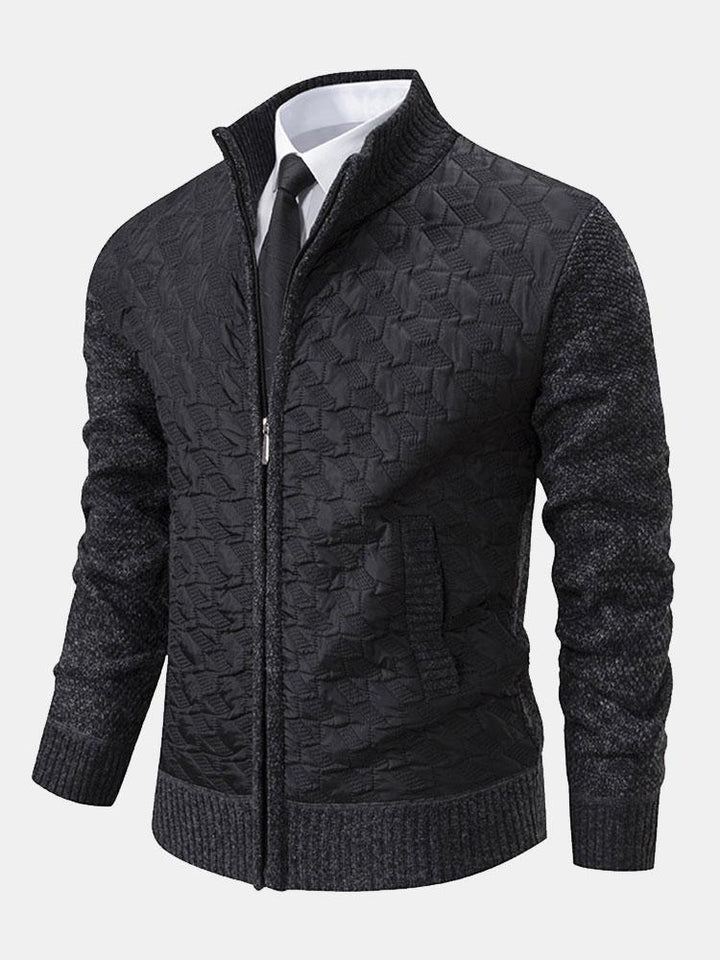 Gemusterter Strickpulli für Herren