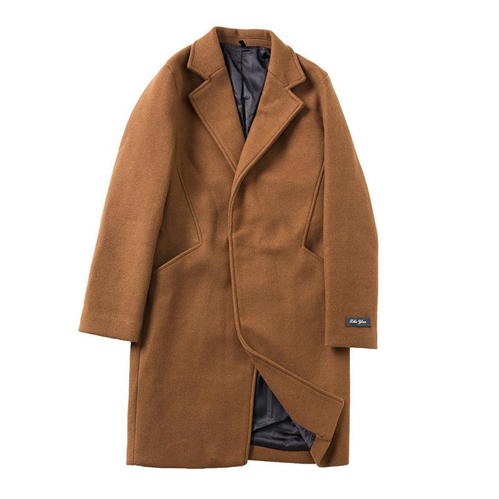 Herren-Trenchcoat mit Reverskragen und Seitentaschen