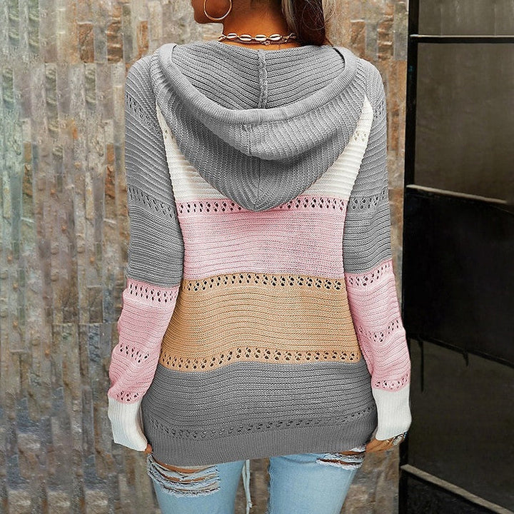 Damen-Kapuzenpullover mit Spitze