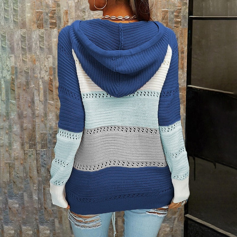 Damen-Kapuzenpullover mit Spitze