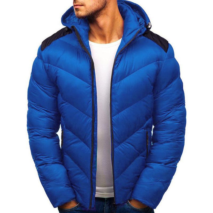 Herrenjacke mit Vollem Reißverschluss und Polsterung
