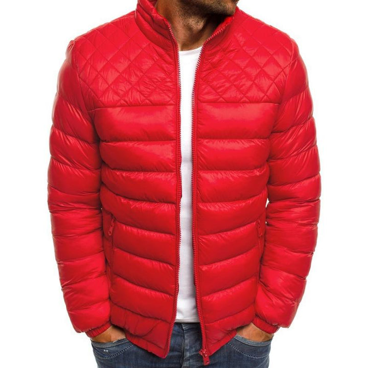 Herren-Steppjacke mit Seitentaschen