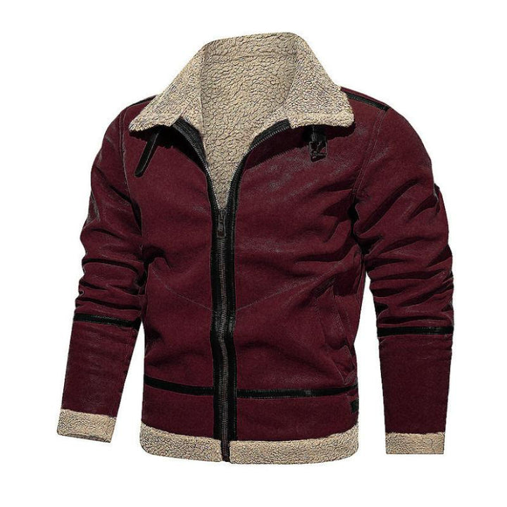 Herren-Zipper-Jacke mit Seitentaschen