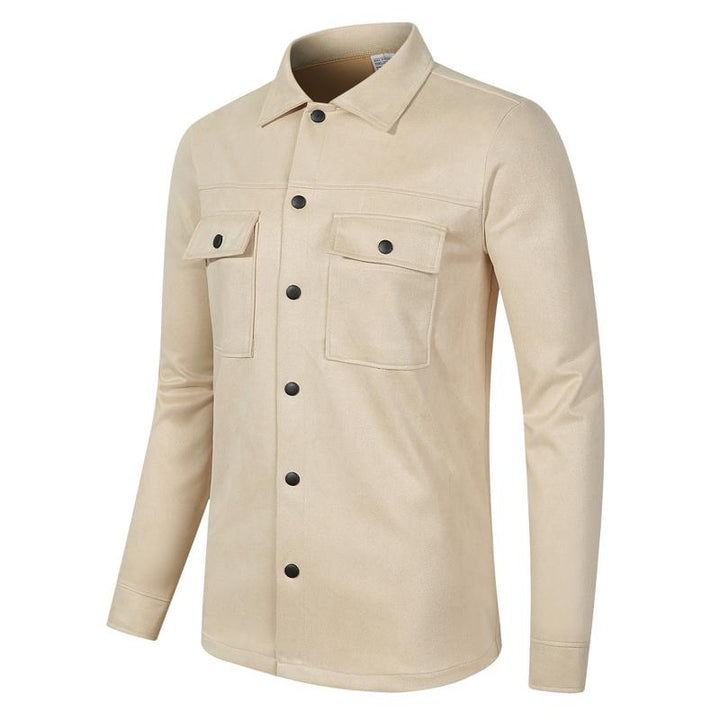 Herrenjacke mit Knöpfen und Brusttaschen