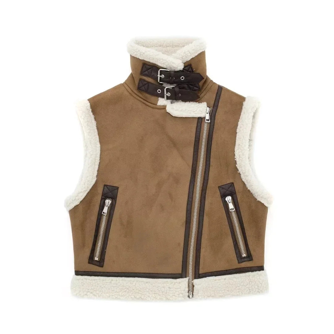 Stylische Cropped Vest für Damen