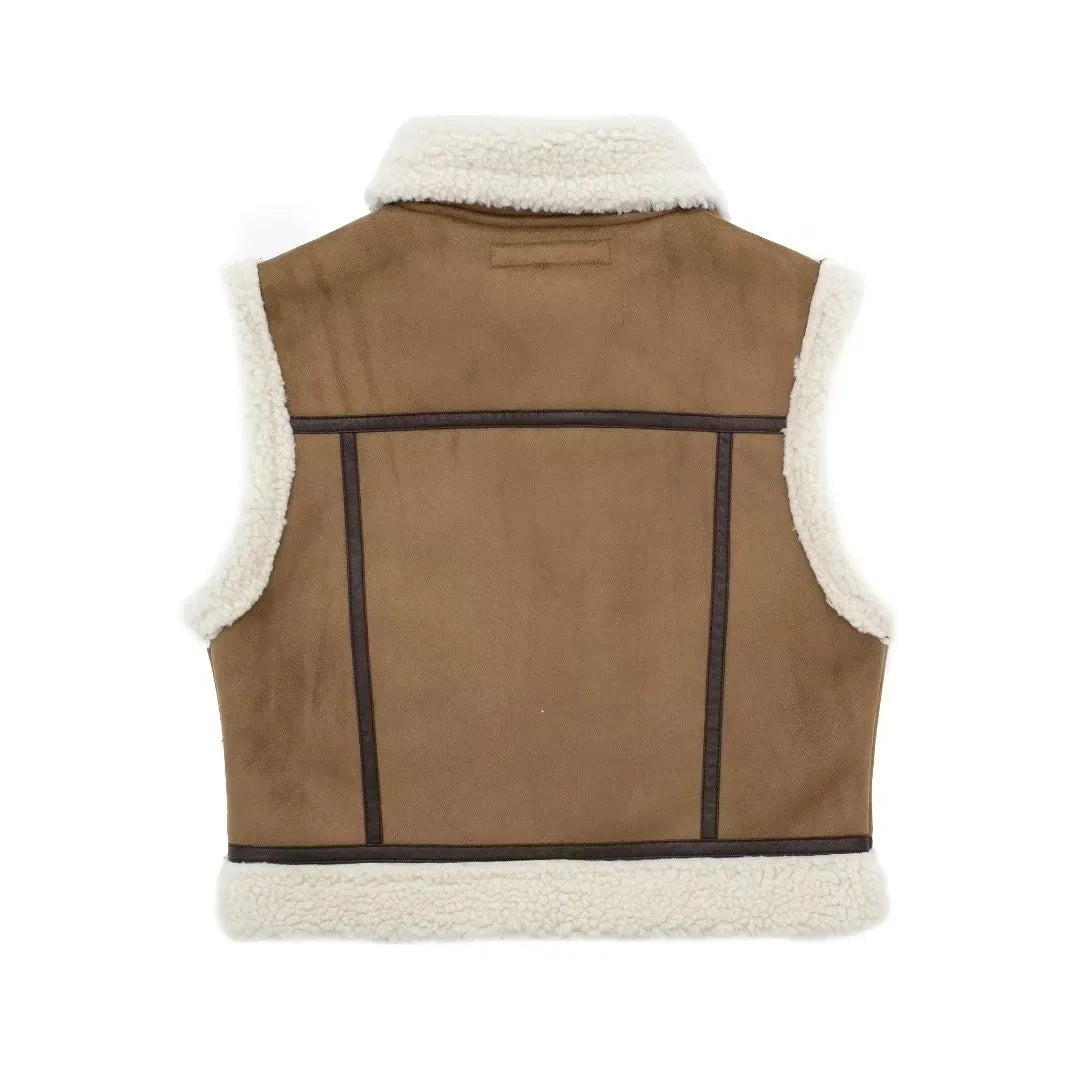 Stylische Cropped Vest für Damen