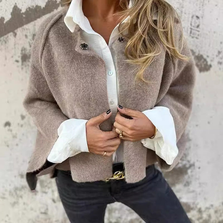 Damen Strickjacke mit Fledermausärmel