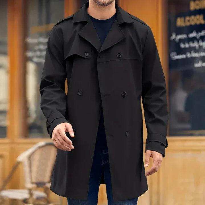 Trenchcoat mit Reverskragen für Herren