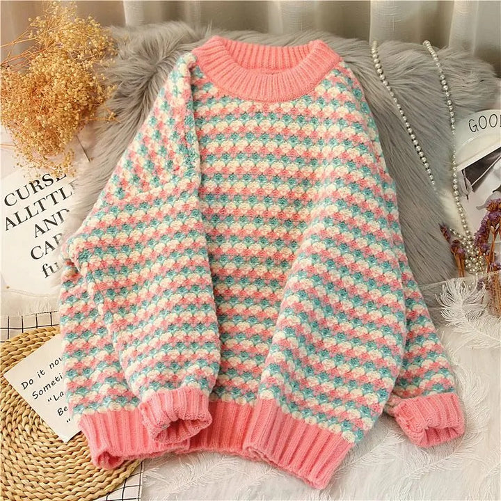 Gemütlicher Pullover in Übergröße für Damen