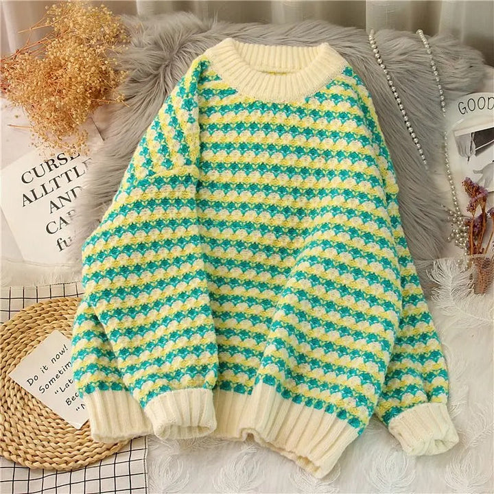 Gemütlicher Pullover in Übergröße für Damen