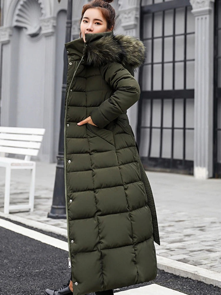 Pufferjacke mit Kapuze für Damen