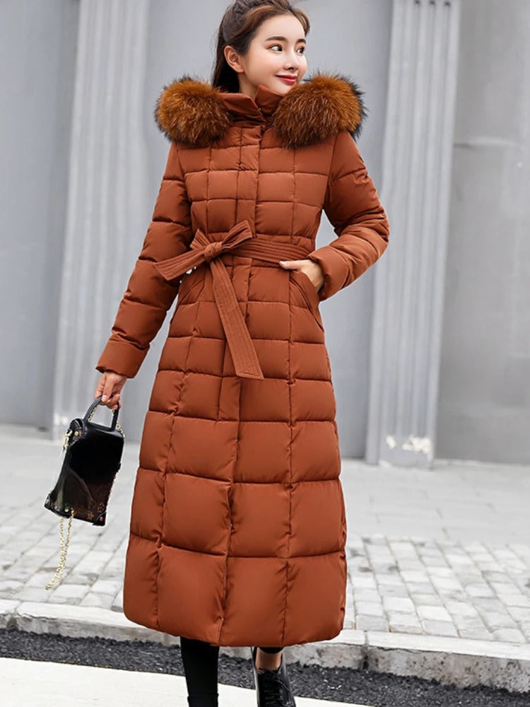 Pufferjacke mit Kapuze für Damen