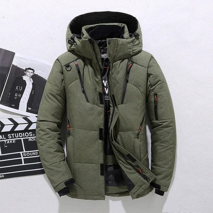 Daunenjacke mit Kapuze für Herren